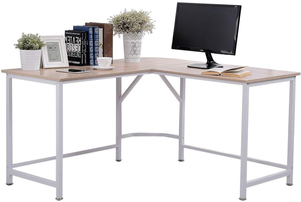 TOPSKY L-Shaped Corner Computer Table